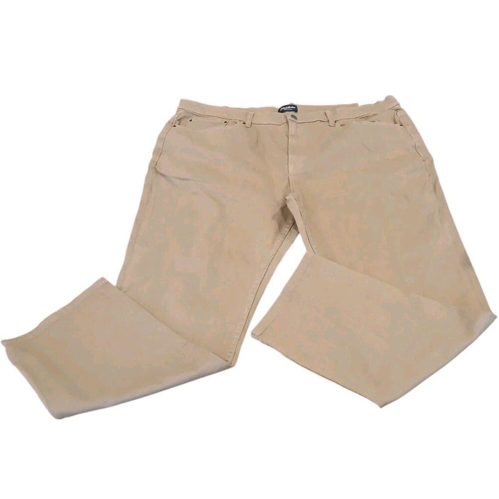 NWT Flag & Anthem Oakland  Slim Men's 46x30 Denim Tan Beige Jeans‎